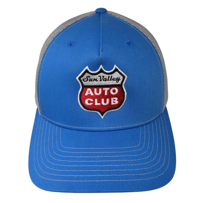 Sun Valley Auto Club Snapback Trucker Hat Blue OS Adjustable Mesh Richardson