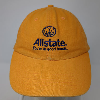 Allstate You're in Good Hands Baseball Cap Orange OS Adjustable Embroidered