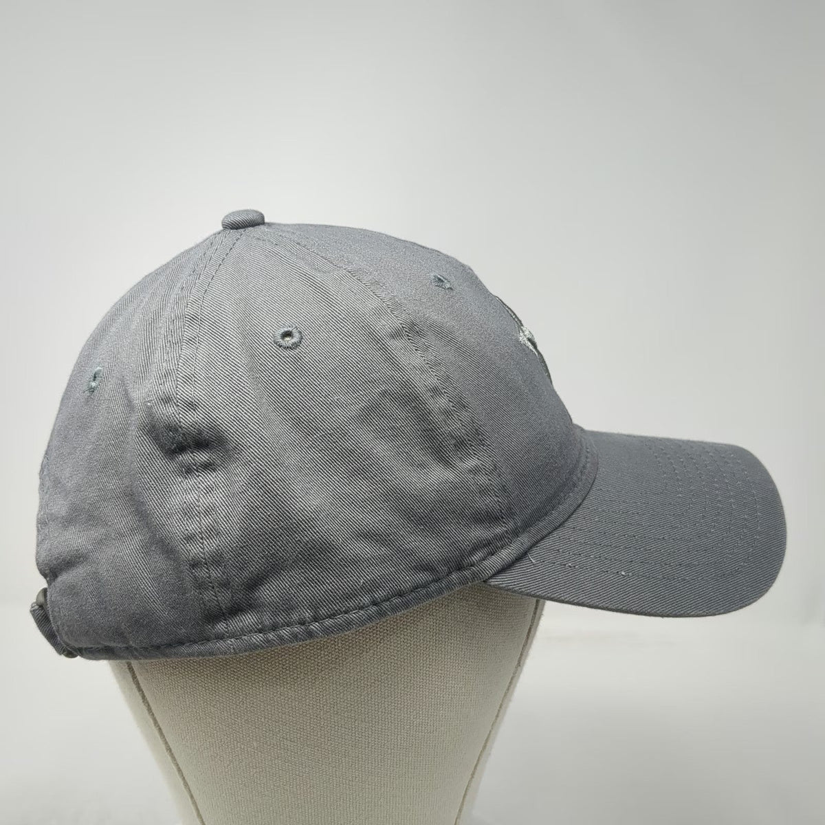 New Era Baseball Cap Gray One Size Star Logo 9TWENTY NFL Cowboys Slideback Hat