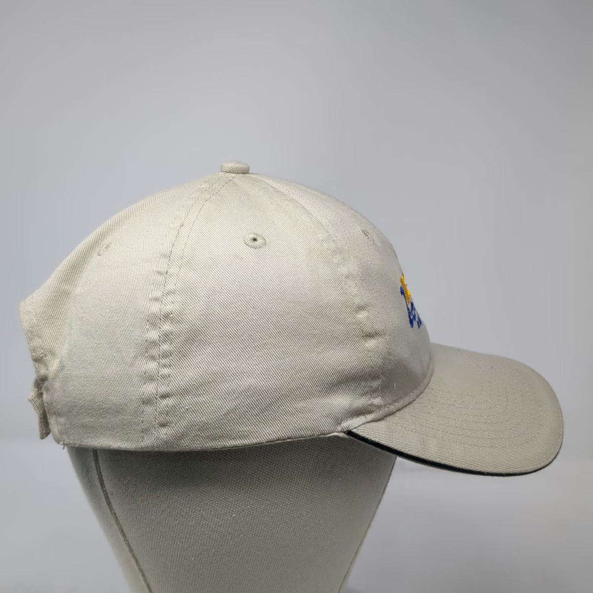 Port & Company Baseball Cap Beige One Size Roaring Springs Water Park Hat Cotton