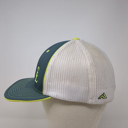 CL Fitted Trucker Hat Multi 6 7/8-7 3/8 Mesh Back Pro Model Pacific Headwear