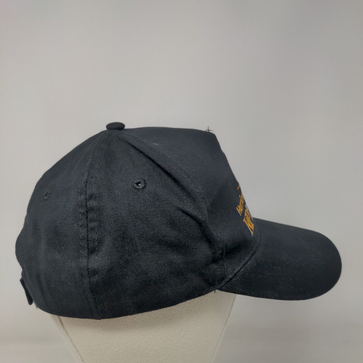 Kanner & Pintaluga Strapback Hat Black One Size Embroidered Adjustable
