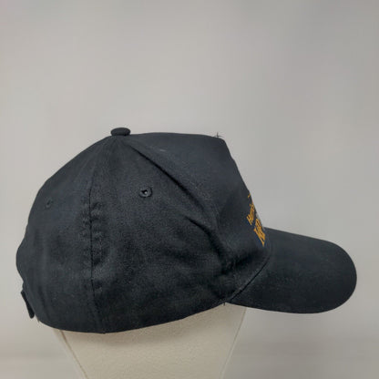 Kanner & Pintaluga Strapback Hat Black One Size Embroidered Adjustable
