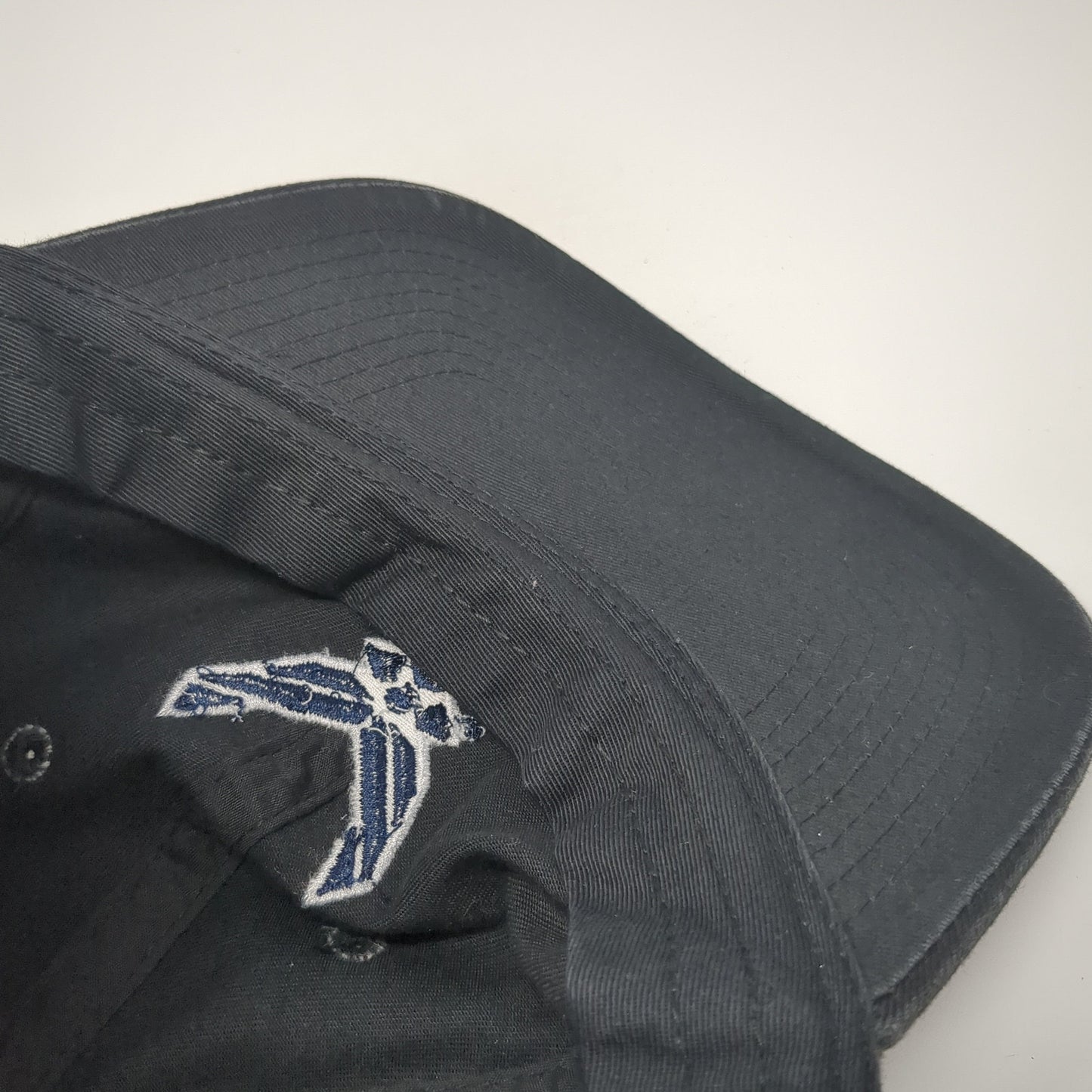 US Air Force Slideback Hat Black One Size Adjustable Embroidered Champion