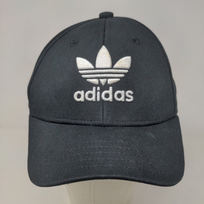 Adidas Men's Slideback Hat Black Adjustable Embroidered Trefoil Logo