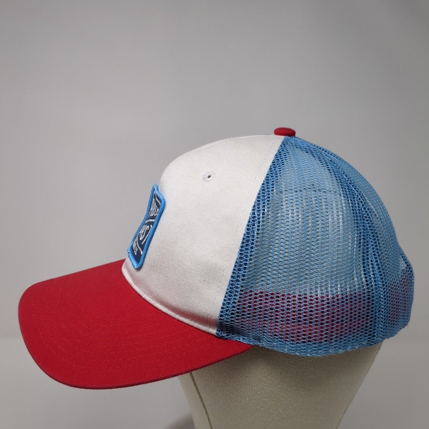 Public Coast Brewing Co Snapback Trucker Hat Multi One Size Adjustable Mesh Back