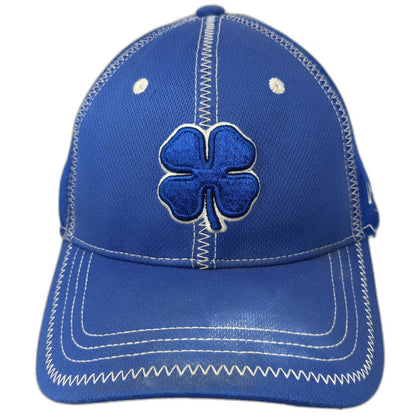 Black Clover Baseball Cap Blue M Stretch Fit Logo Live Lucky Performance Hat