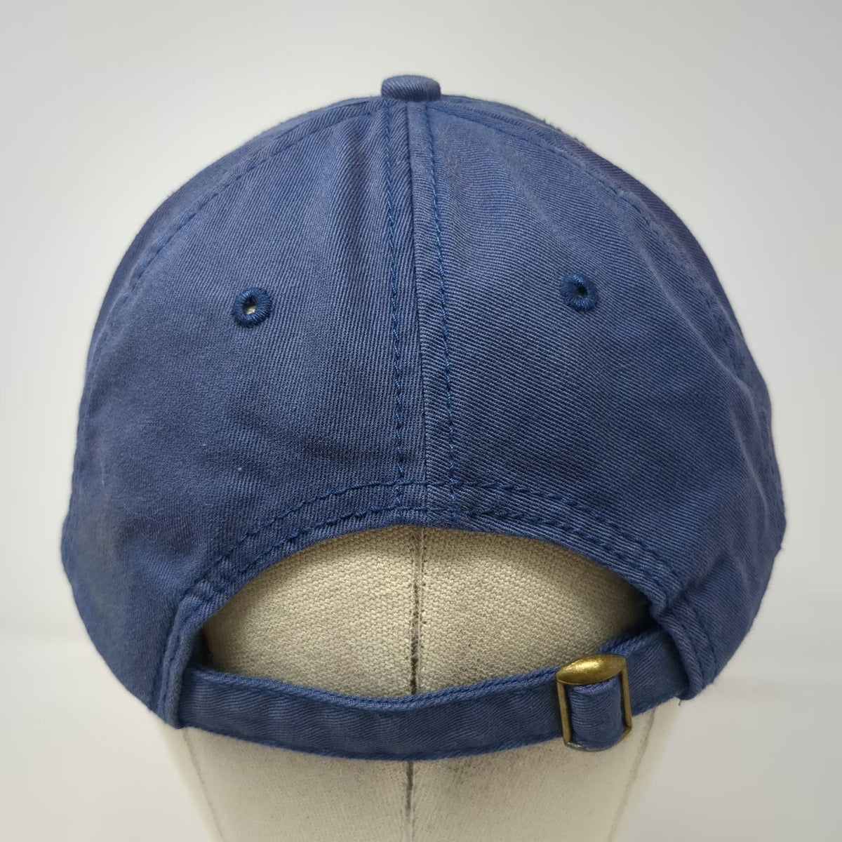 Budweiser Baseball Cap Blue One Size Embroidered Logo Slideback Cotton Hat