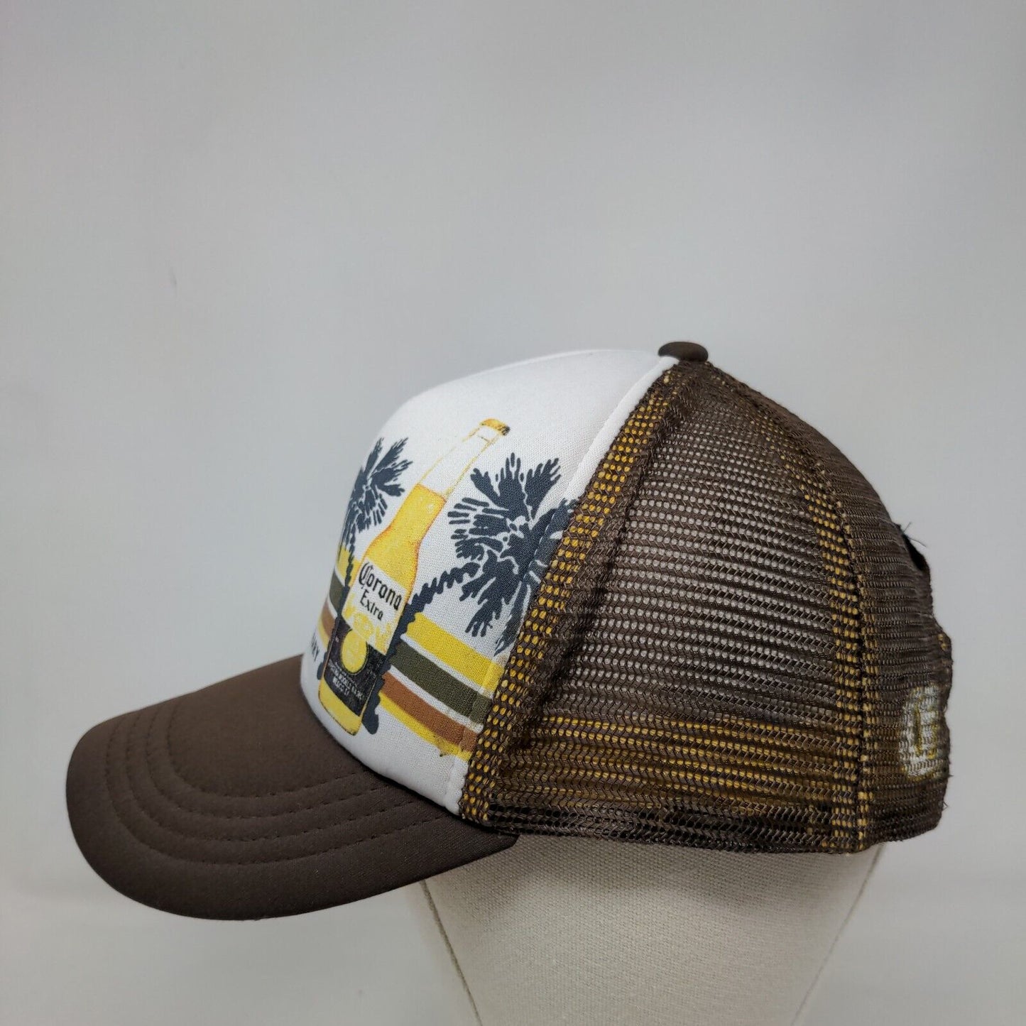 Corona Miles Away From Ordinary Snapback Trucker Hat Brown OSFA Bio-Domes