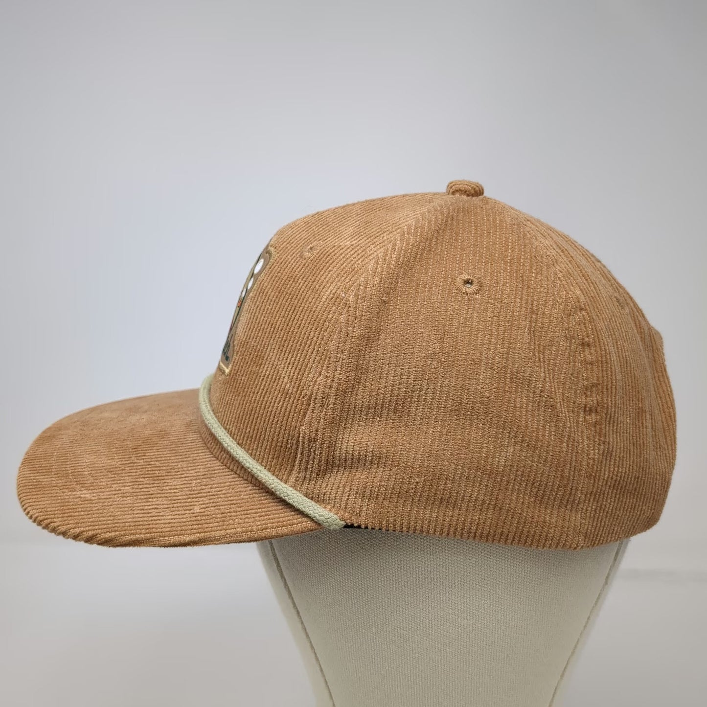 Dr. Squatch Snapback Hat Brown One Size Corduroy Rope Patch Sasquatch Bigfoot