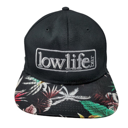Low Life Bar Snapback Hat Multicolor OSFA Adjustable Embroidered Floral Otto