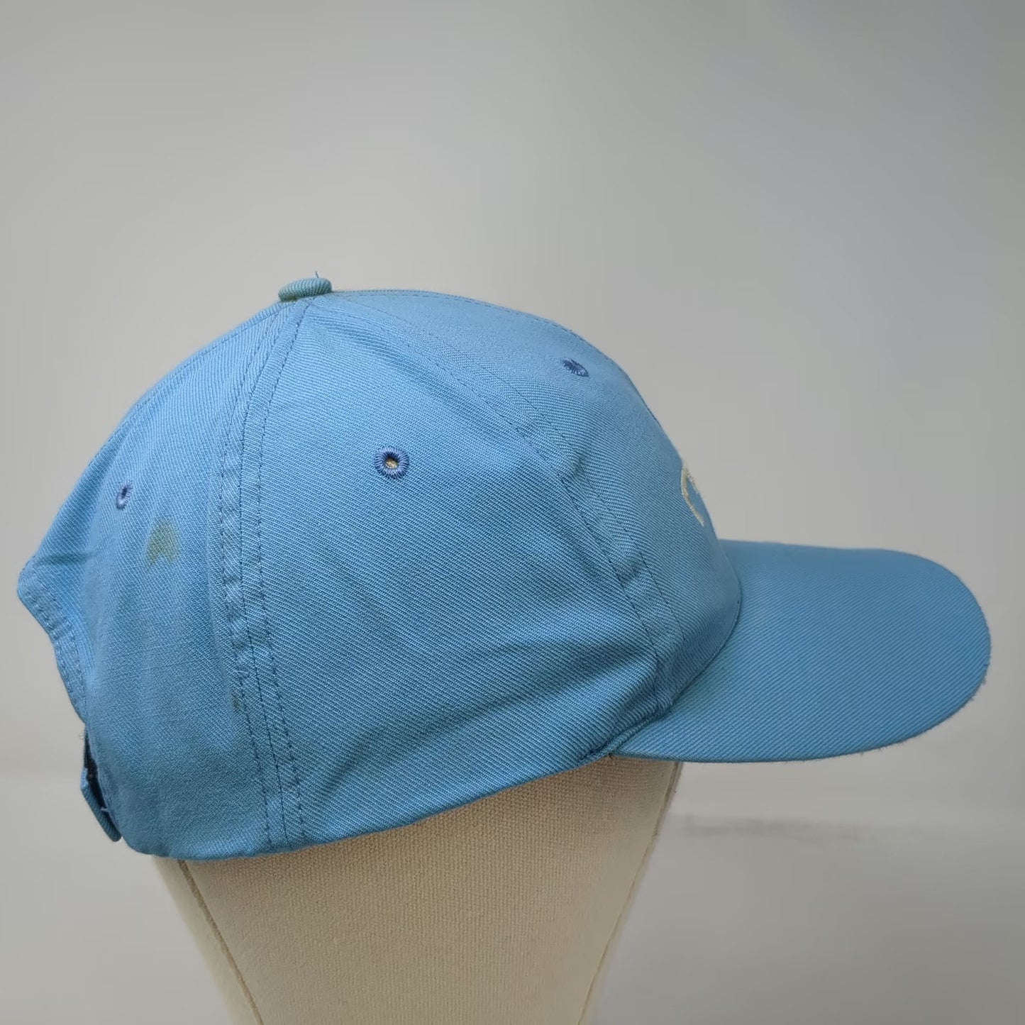 Nike Baseball Hat Blue Adjustable Strapback Embroidered Swoosh Vintage Red Tag