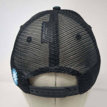 Pukka Trucker Hat Black White Blue Green One Size Sun Valley Idaho Mesh Snapback