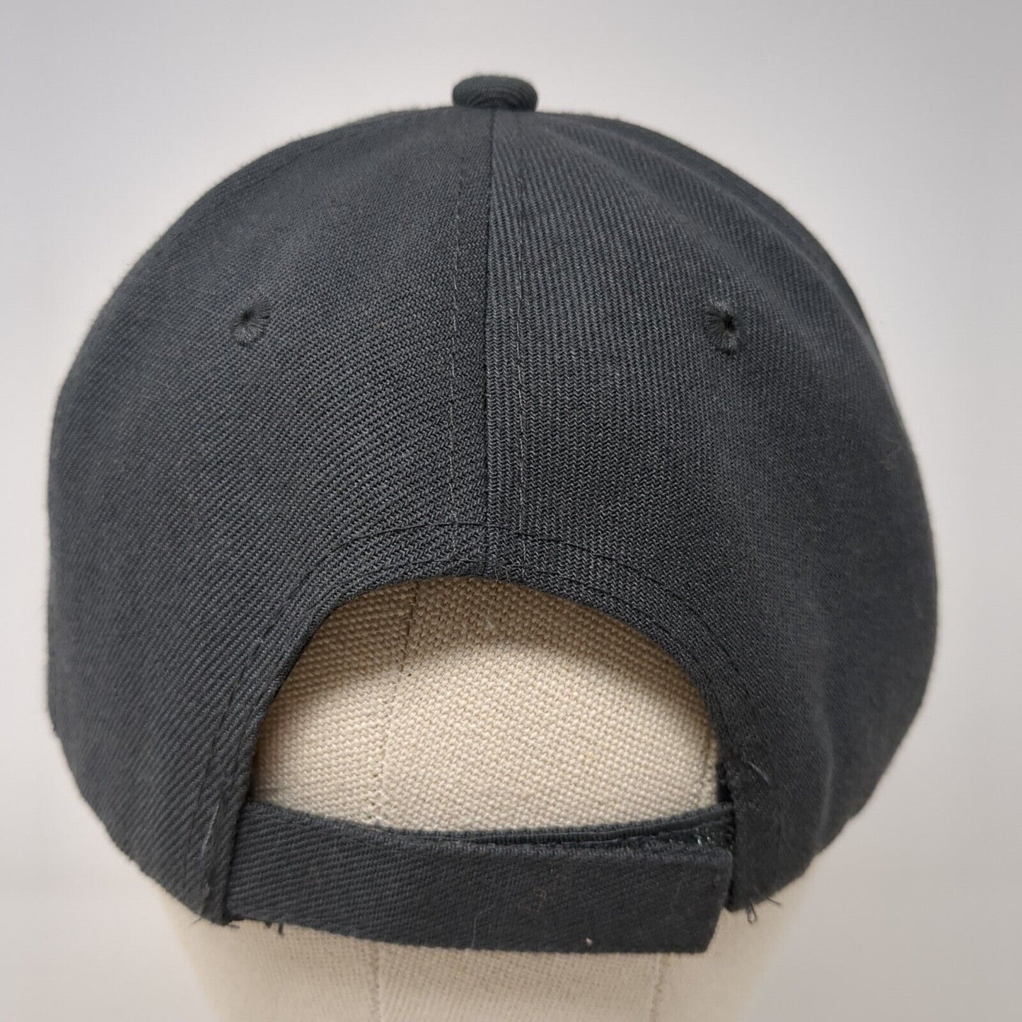 SF San Francisco Strapback Hat Gray One Size Adjustable Embroidered Lanza Cotton