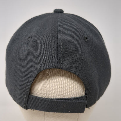 SF San Francisco Strapback Hat Gray One Size Adjustable Embroidered Lanza Cotton