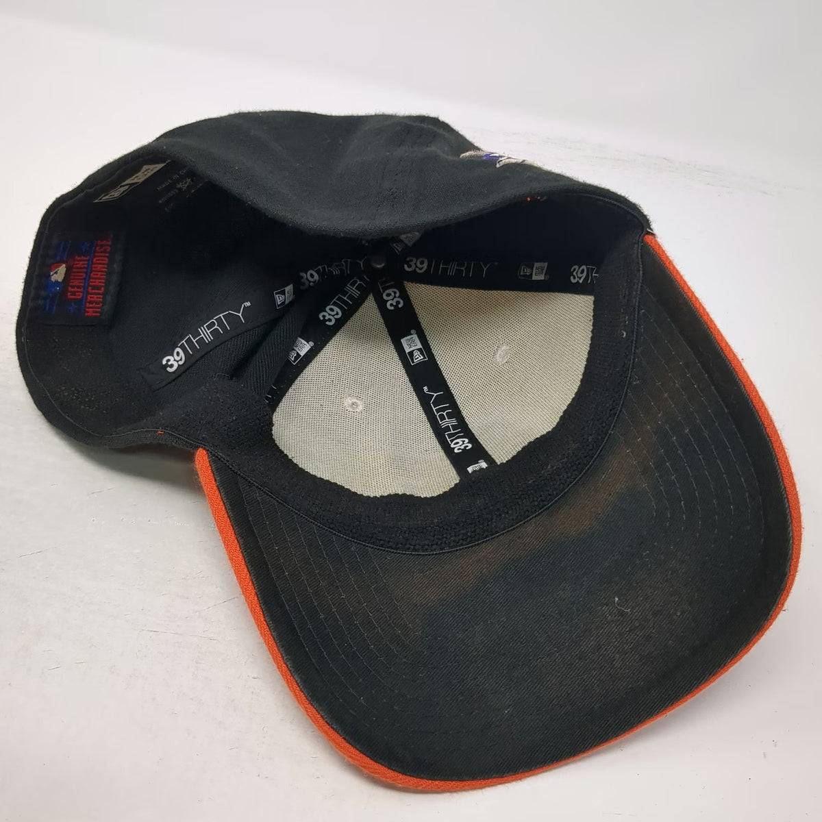 New Era Baltimore Orioles MLB Baseball Cap White Black Orange XL 2021 ASG Patch
