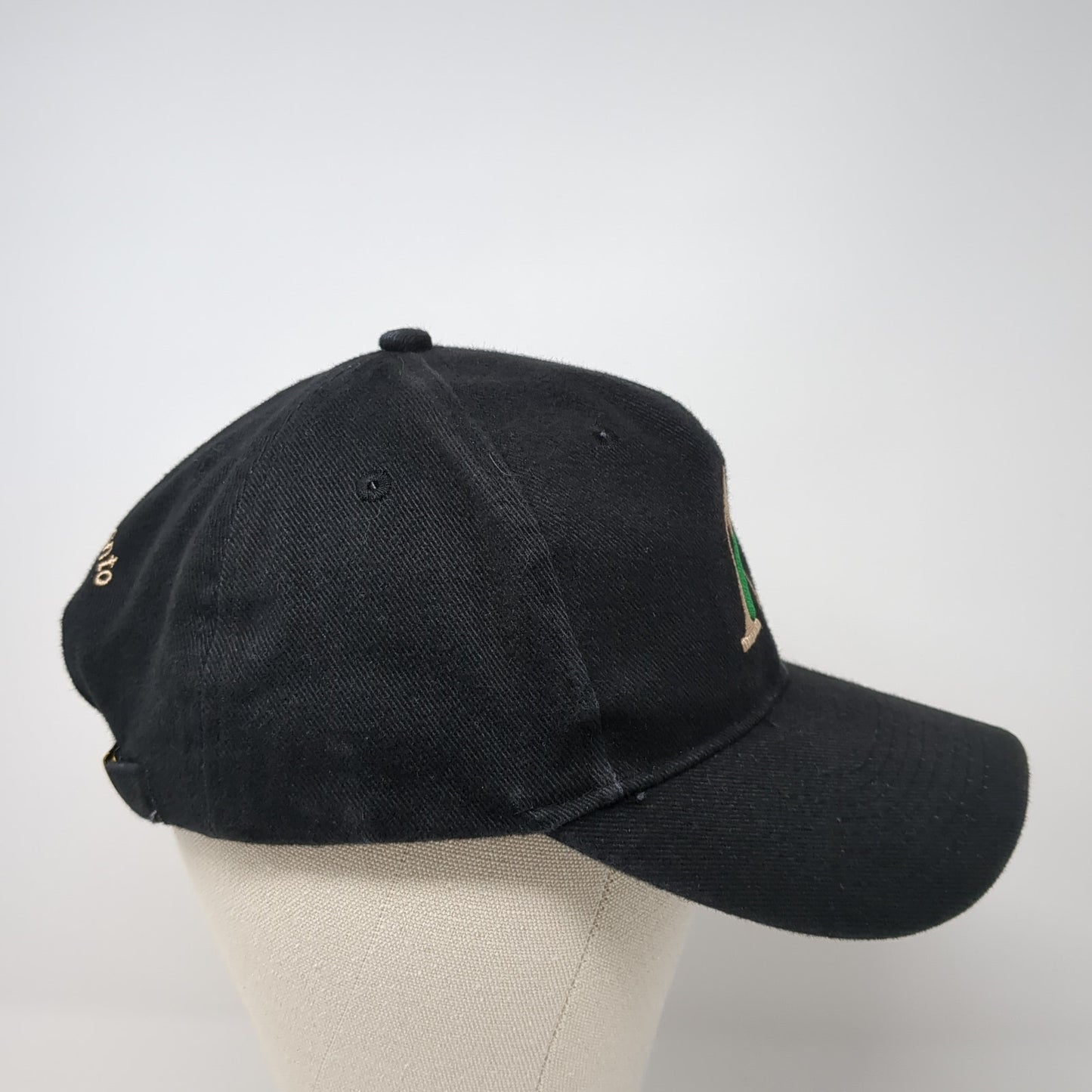 West Sacramento Slideback Baseball Cap Black OS Adjustable Embroidered Otto