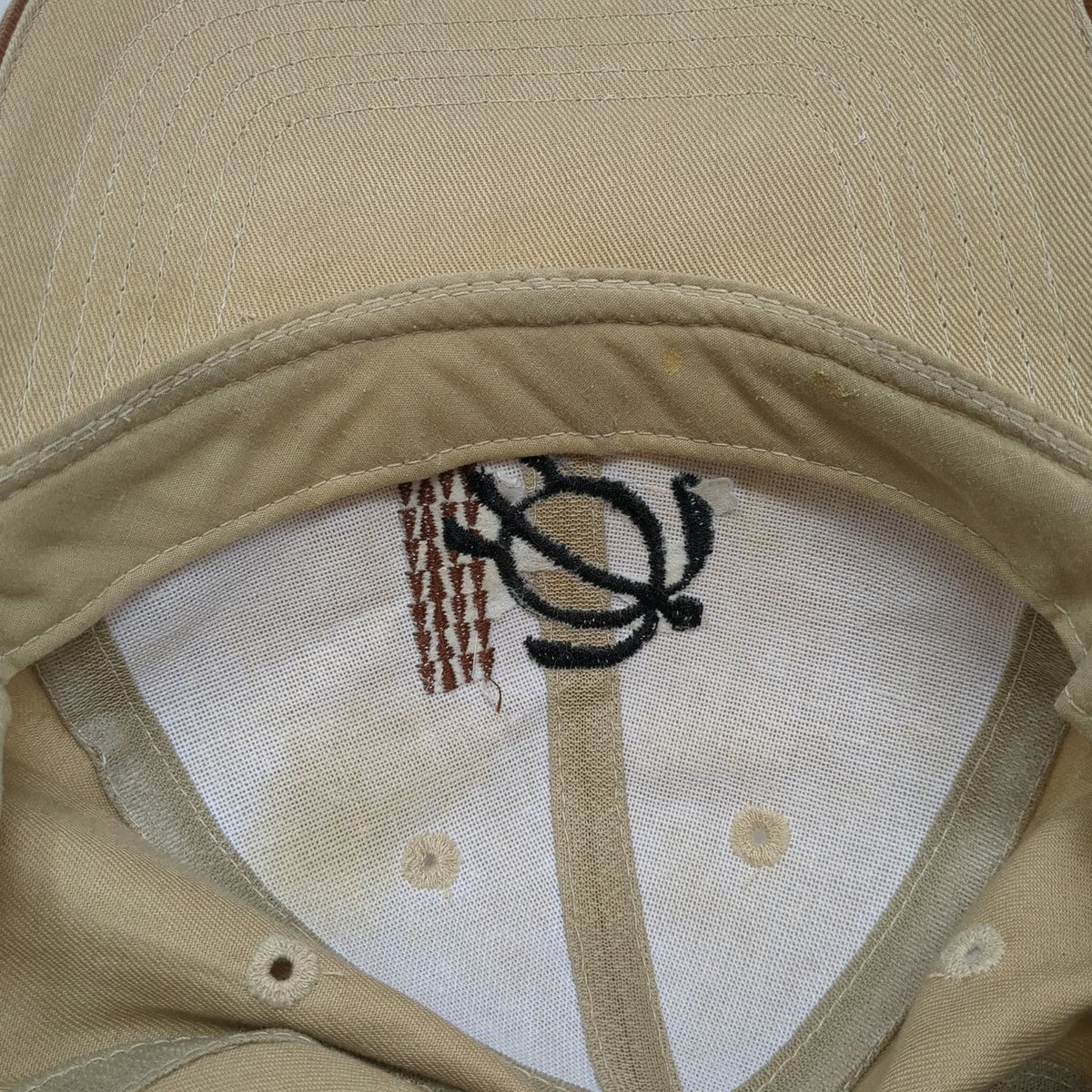 Hawaiian Headwear Baseball Cap Beige One Size Kauai Sea Turtle Honu Tribal Hat