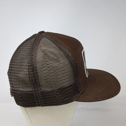 Reynolds Trucker Hat Brown L Frac Tank Rentals Monahans Texas Made in USA