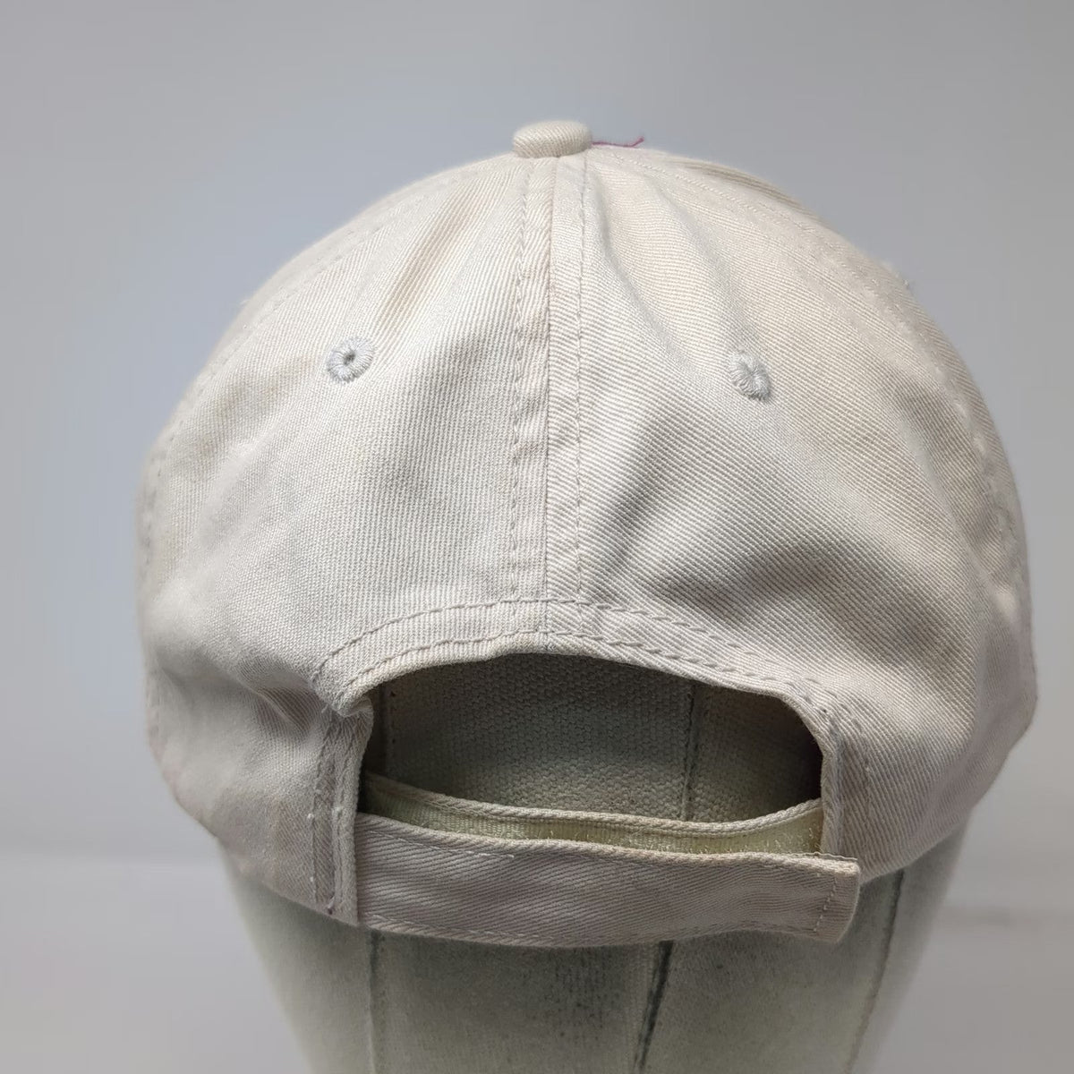 Hard Rock 5 Panel Purple Beige Hat One Size Chenille Animal Print Distressed