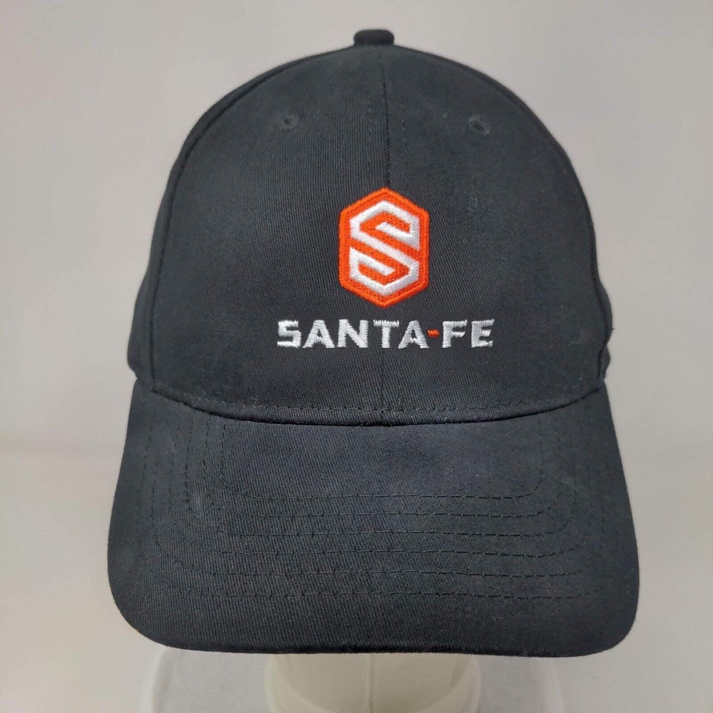 Santa Fe Fitted Hat Black S/M Embroidered Indoor Air Quality Solutions