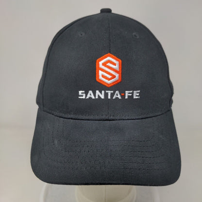 Santa Fe Fitted Hat Black S/M Embroidered Indoor Air Quality Solutions