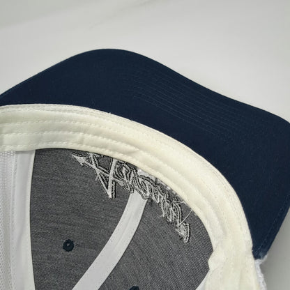 Richardson Trucker Hat Blue White One Size Advantage Archery Logo Mesh Snapback