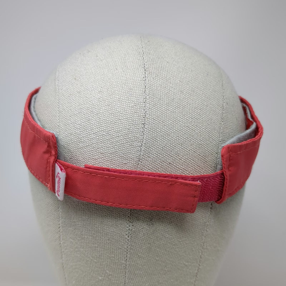 Puma Visor Pink One Size Cat Logo Sport Athletic Running Tennis Golf Workout Hat
