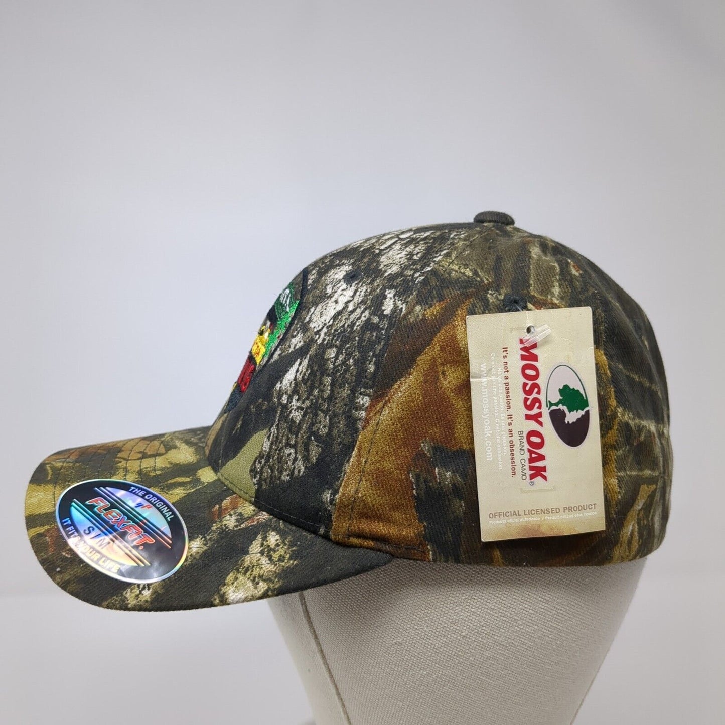Hampton Paving Fitted Hat S-M Embroidered Flexfit Mossy Oak W/Tags