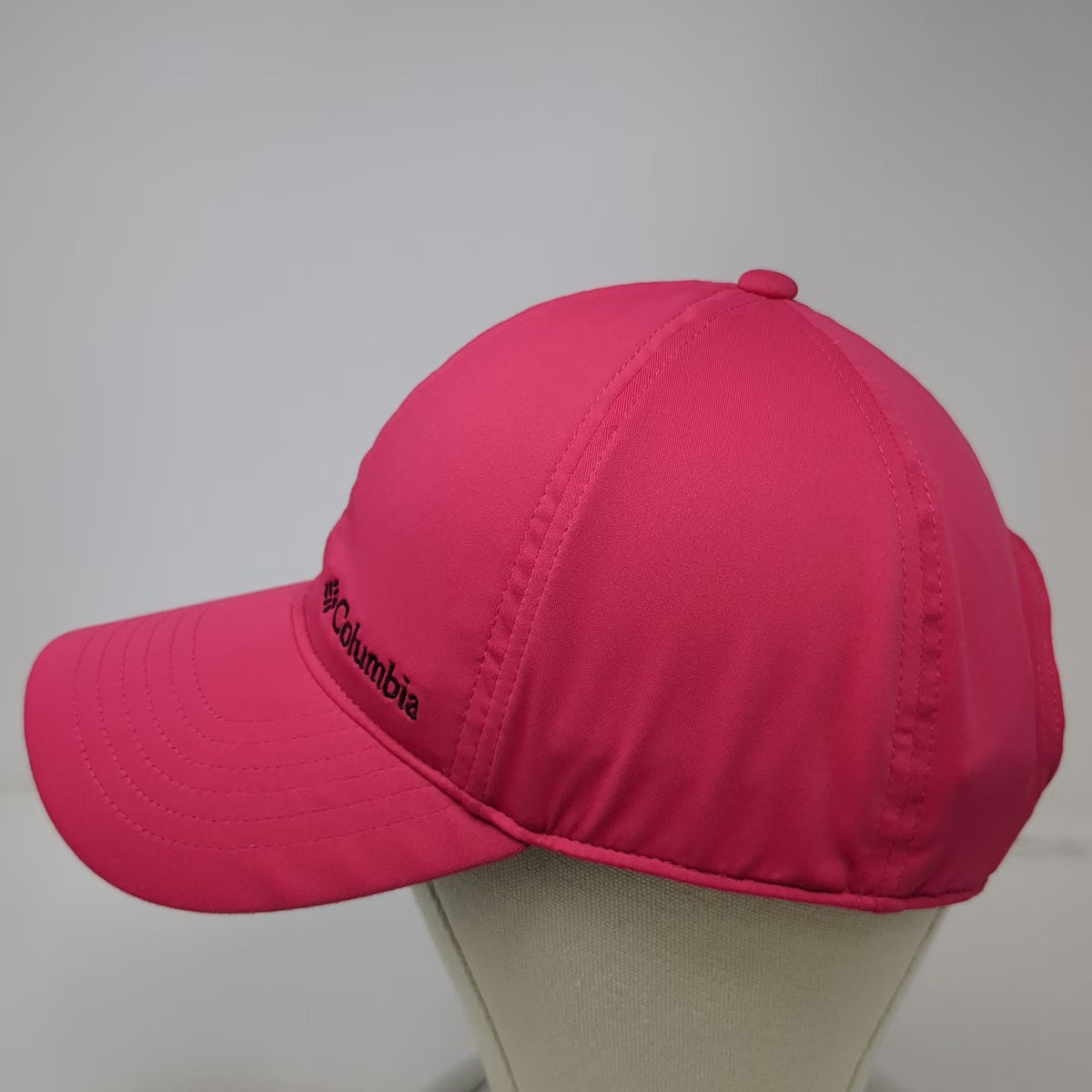 Columbia Baseball Cap Pink OSFM Performance Adjustable Strap Logo Outdoor Hat