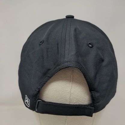 Acclara Strapback Hat Black One Size Embroidered UPF 35+ Richardson