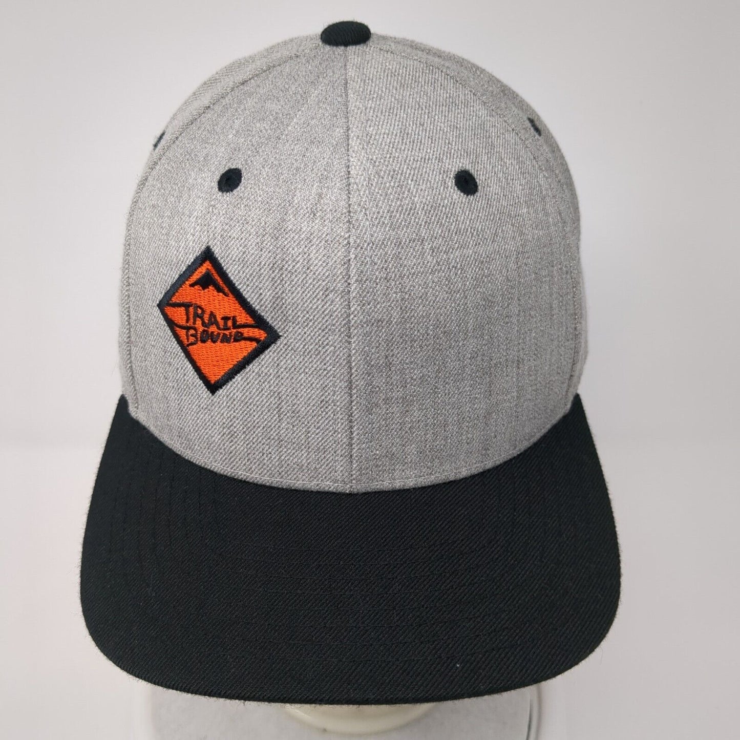 Trailbound Snapback Hat Gray One Size Colorblock The Classics Yupoong