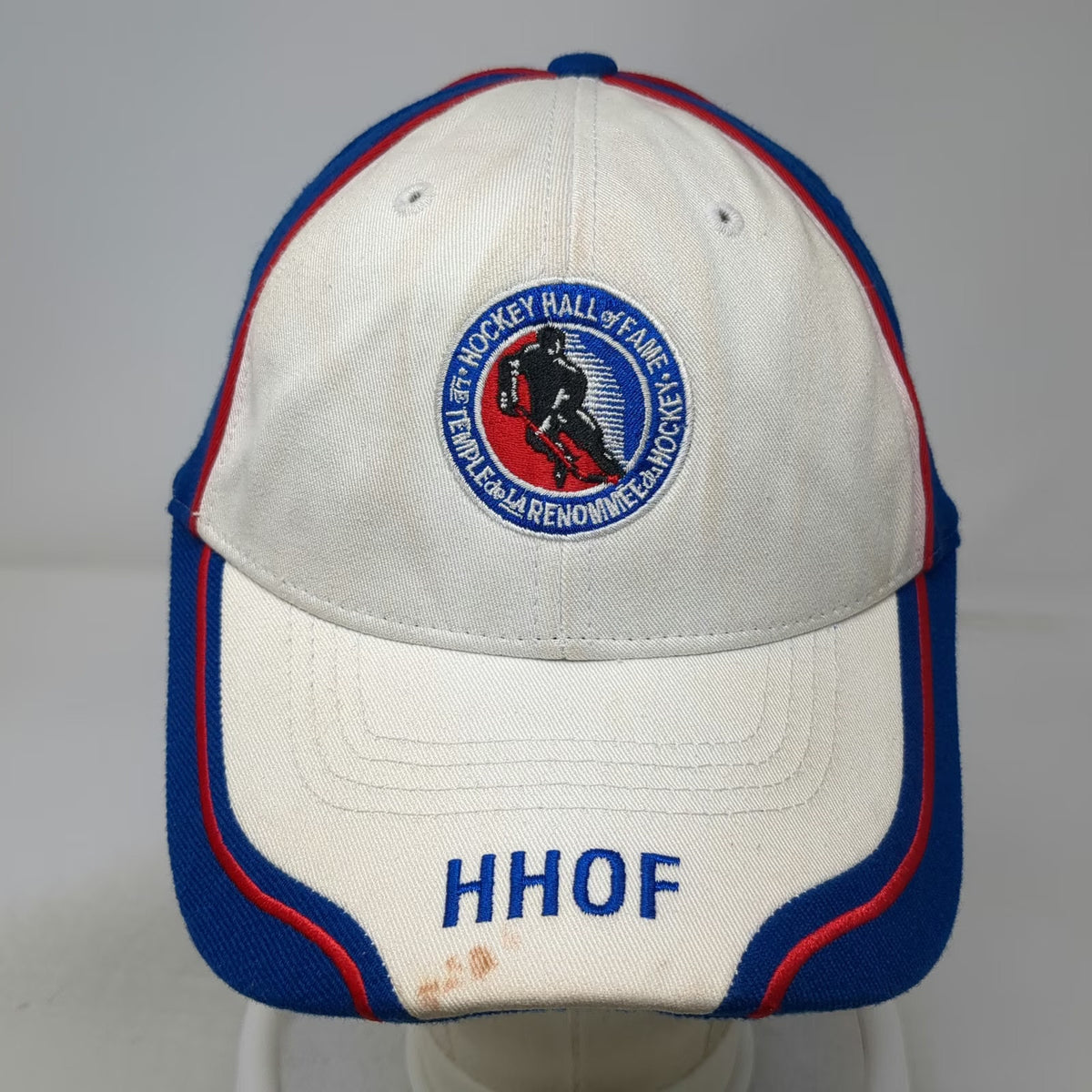 New Era Hockey Hall of Fame HHOF Hat White Blue One Size Baseball Cap Strapback