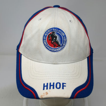 New Era Hockey Hall of Fame HHOF Hat White Blue One Size Baseball Cap Strapback