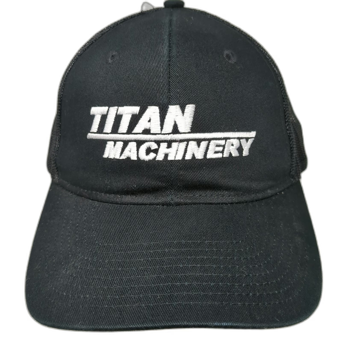 Port Authority Titan Machinery Case IH Black One Size Trucker Hat Mesh Snapback