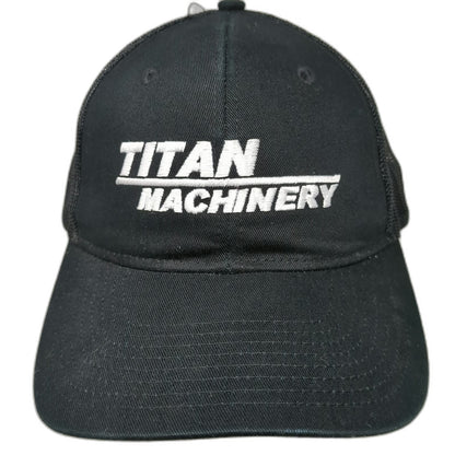 Port Authority Titan Machinery Case IH Black One Size Trucker Hat Mesh Snapback