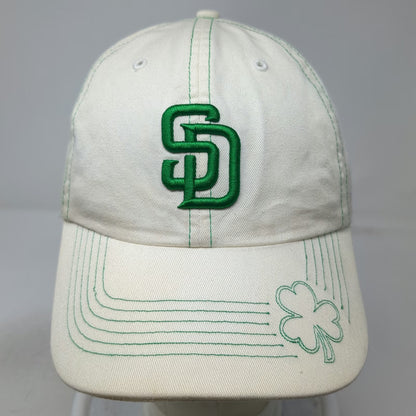 San Diego Padres MLB Twins Enterprise Baseball Cap Beige Green One Size Shamrock