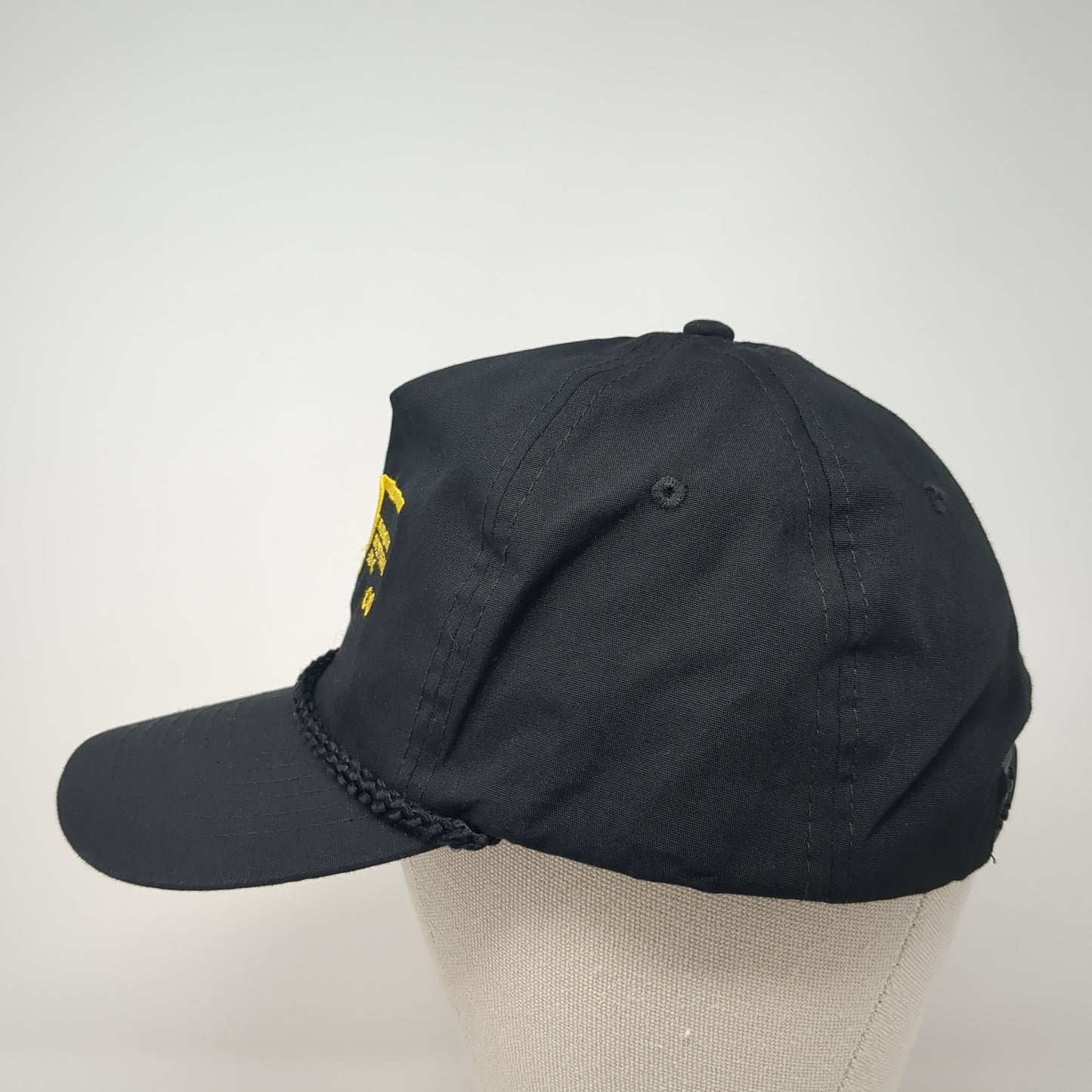 All Freight Systems Inc Snapback Hat Black OS Adjustable Embroidered Rope KC