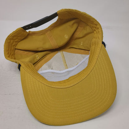 5 Panel Yellow Hat One Size Terry Blacks Barbecue Austin Texas Rope Patch