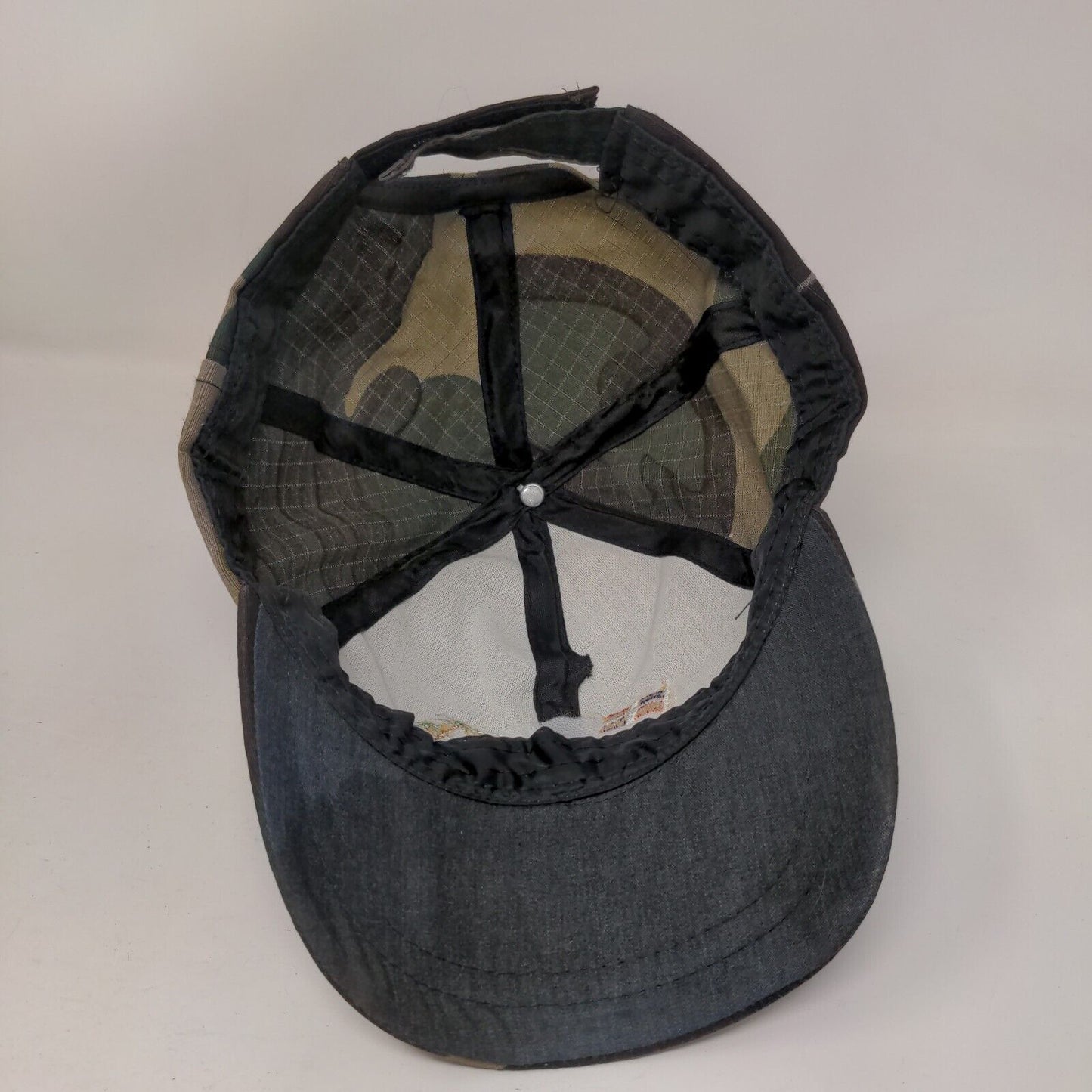 Rep. Dominicana Strapback Hat Camouflage One Size Embroidered 6 Panel