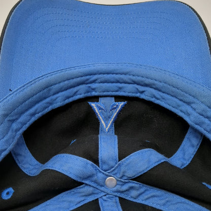 K-Products Baseball Cap Black One Size Weyerhaeuser Contrast Stitching Blue Hat