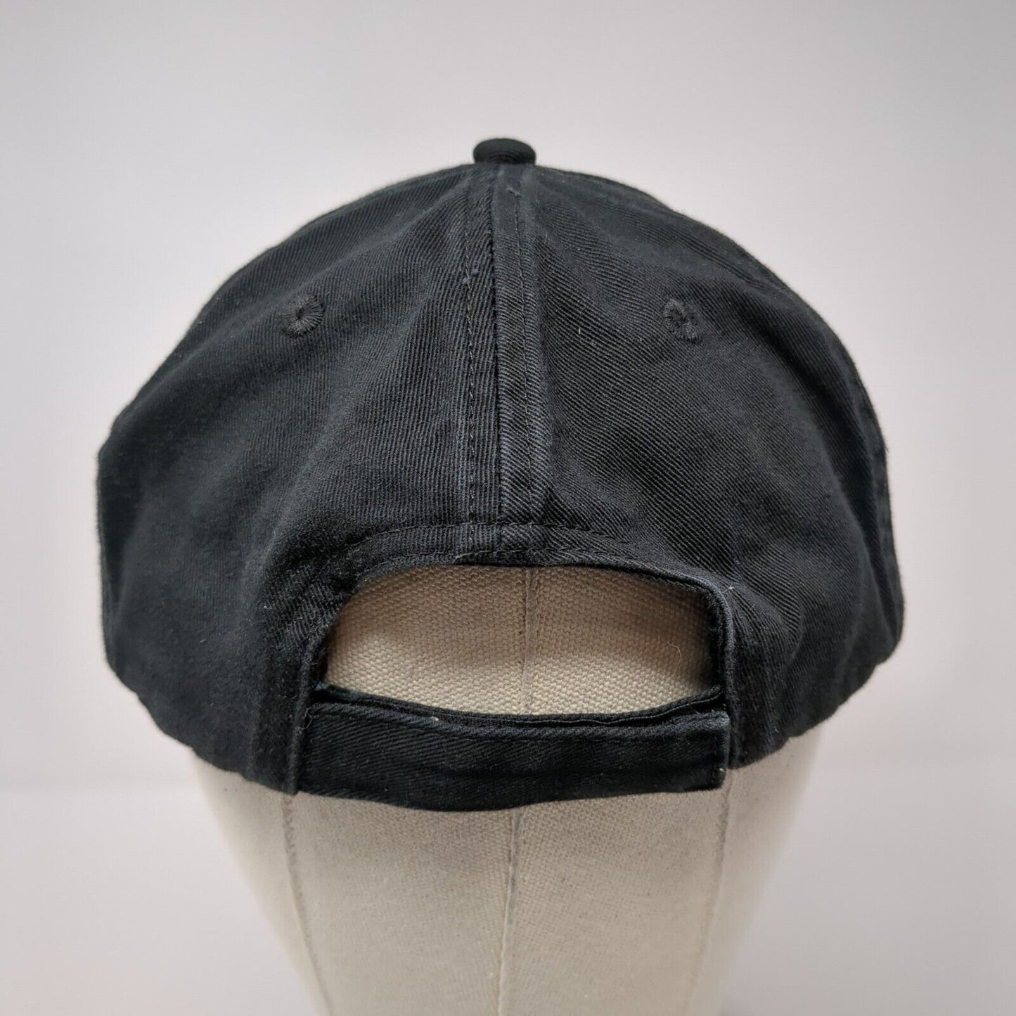 Zoo Boise Strapback Hat Black OSFA Solid Embroidered Royal Resortwear