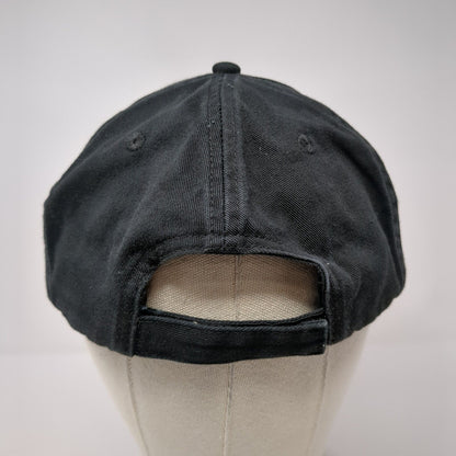 Zoo Boise Strapback Hat Black OSFA Solid Embroidered Royal Resortwear