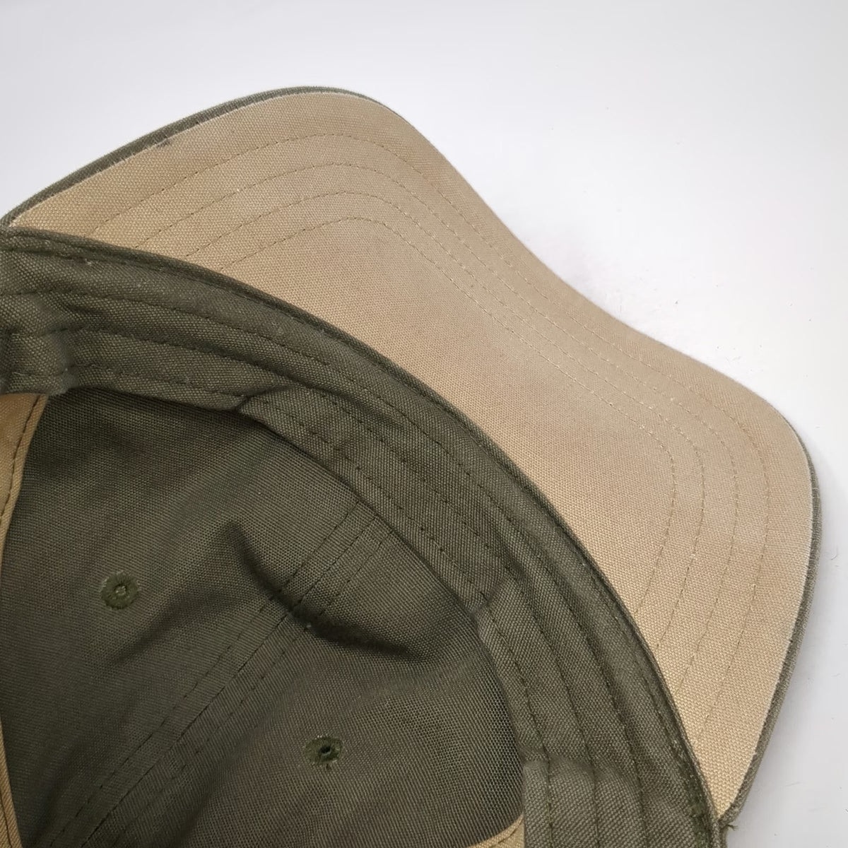 Nautica Baseball Cap Green One Size Embroidered Crest Crossed Oars Cotton Hat