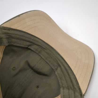 Nautica Baseball Cap Green One Size Embroidered Crest Crossed Oars Cotton Hat