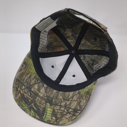 Remington Strapback Trucker Hat Camo One Size Adjustable Mesh Trim
