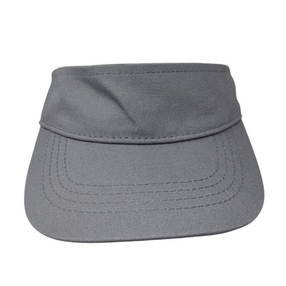 Unbranded Sun Visor Hat Gray OSFA Adjustable Lightweight Outdoor Blank