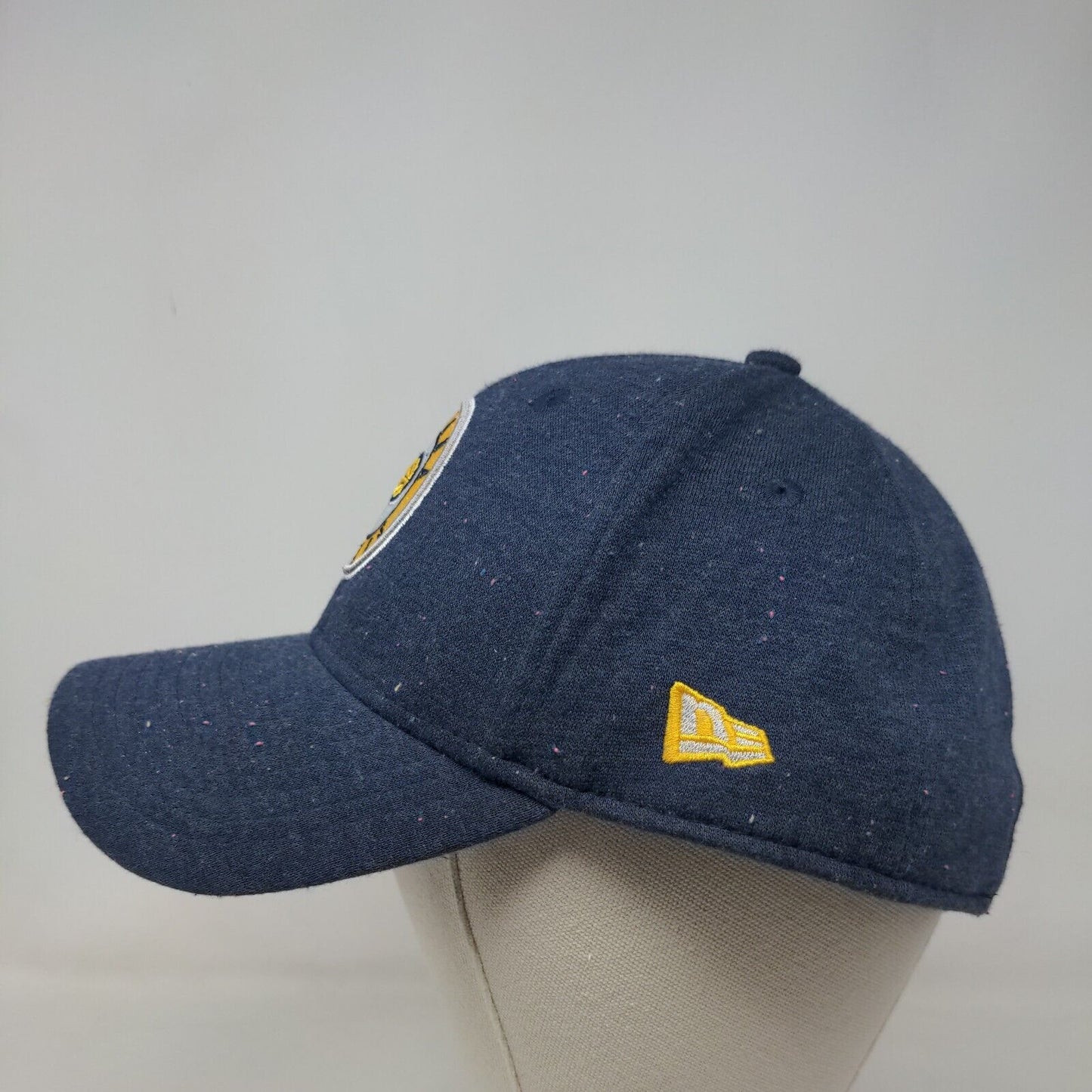 New Era Indiana Pacers Slideback Hat Blue Embroidered Logo NBA