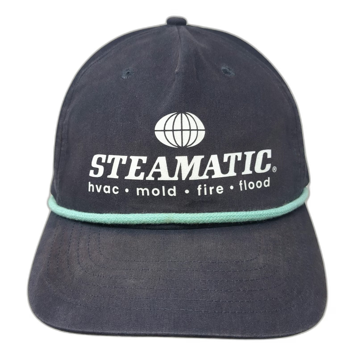 Big Accessories 5 Panel Blue Green OSFM Snapback Rope Steamatic Hat HVAC Mold
