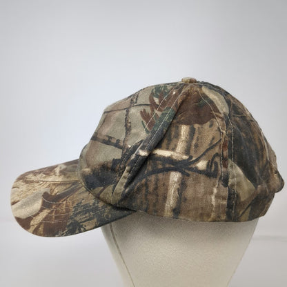 Competition Headwear Snapback Brown Camo Realtree Made In USA Hat Vintage